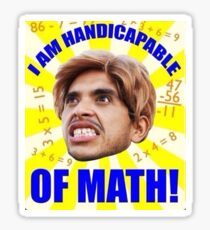 Brandon Rogers Sam Handicapable of Math Sticker
