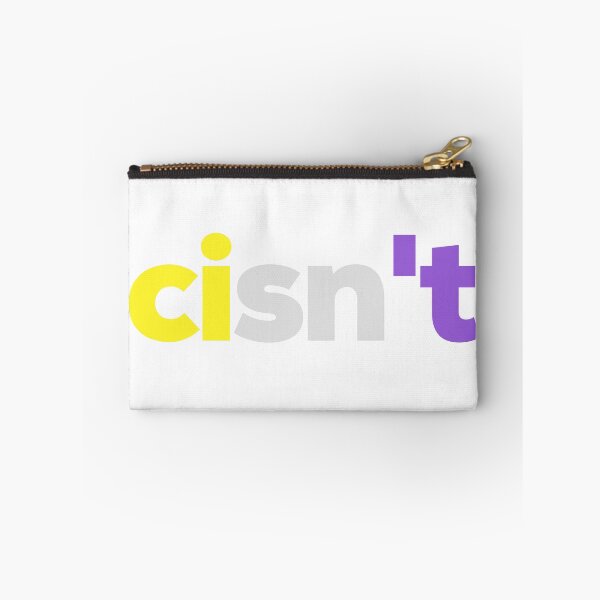 Artikelvorschau, Cisn't enby. Nonbinary Pride entworfen und verkauft von Subtle Pride Shop.