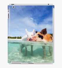 Cute Pigs in the sea iPad Case/Skin