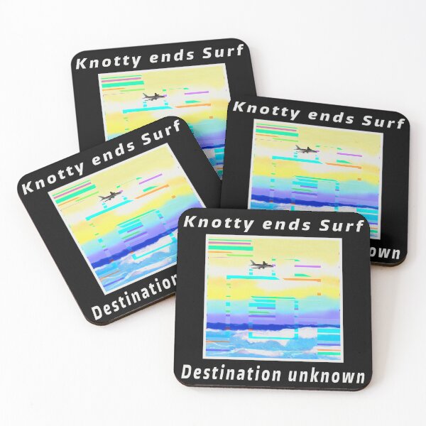 Item preview, Knotty ends Surf destination unknown  designed and sold by ericbear36.