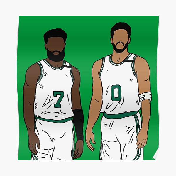 : ZBOYZ Jayson Tatum And Jaylen Brown Poster for Wall