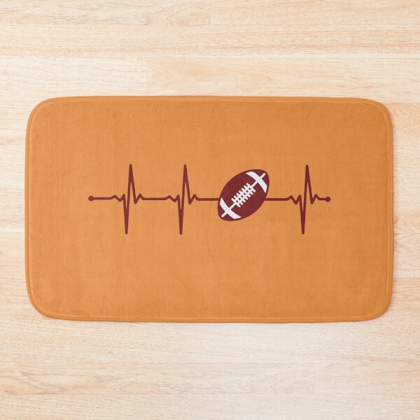 Item preview, Heartbeat American Football Ecg Style Heart Pulse designed and sold by KleverOlivier.