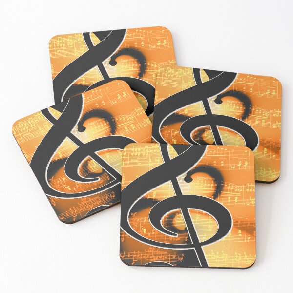 Item preview, Treble clef- abstract art designed and sold by zeljana0504.