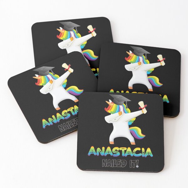 Item preview, Anastacia Nailed It Dabbing Unicorn Graduate - Graduation Gift For Anastacia College Pre-school Univ designed and sold by Abvintageshop.
