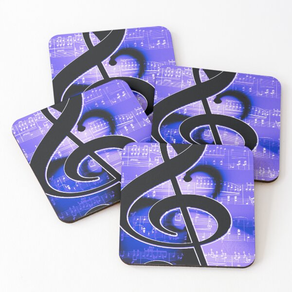 Item preview, Treble clef- abstract art designed and sold by zeljana0504.