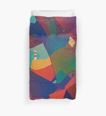 The Rocks by the Lighthouse Duvet Cover
