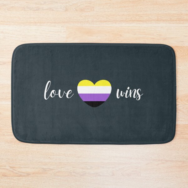 Artikelvorschau, Love Wins Non Binary. Nonbinary Pride entworfen und verkauft von Subtle Pride Shop.