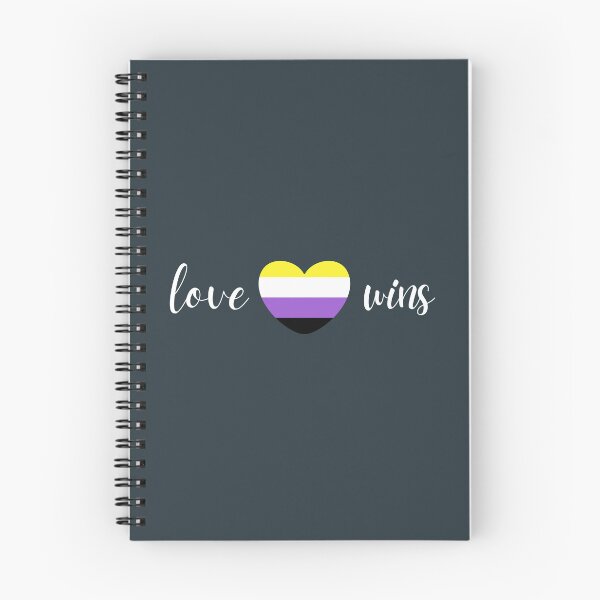 Item preview, Love Wins Non Binary. Nonbinary Pride designed and sold by Subtle Pride Shop.