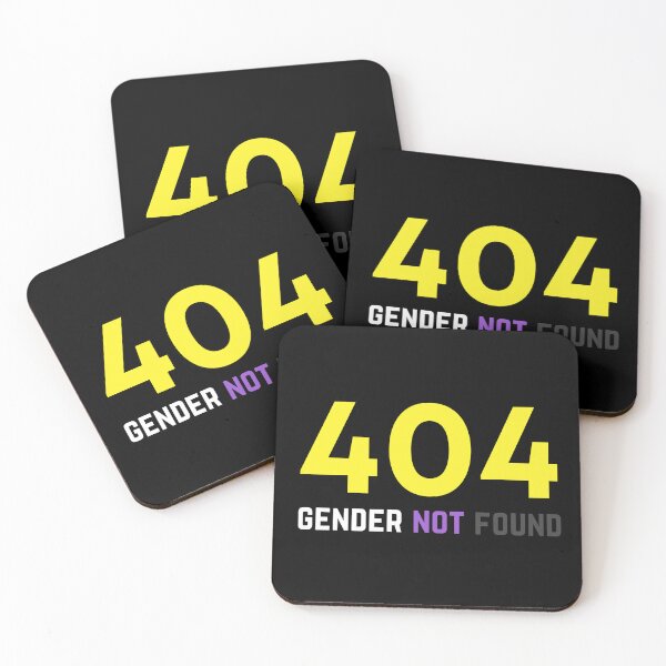 Item preview, 404 Gender Not Found Non Binary. Nonbinary Pride designed and sold by Subtle Pride Shop.