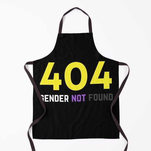 Aperçu de l'œuvre 404 Gender Not Found Non Binary. Nonbinary Pride créée et vendue par Subtle Pride Shop.