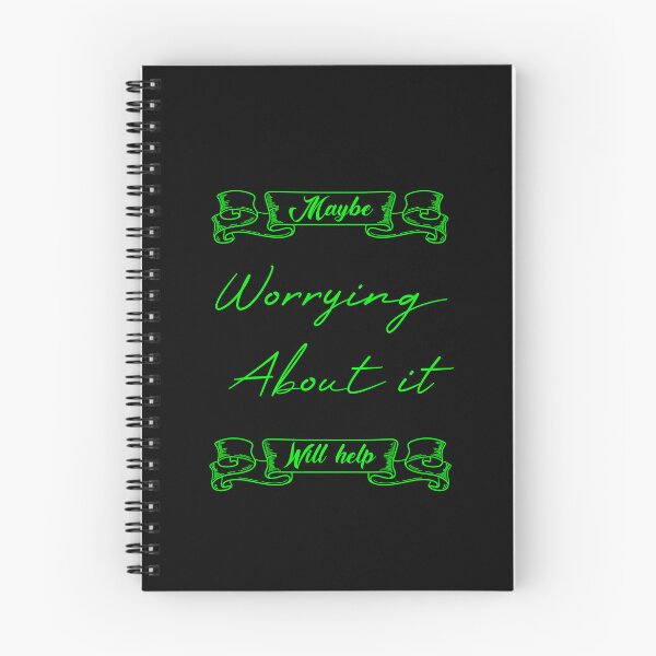Artikelvorschau, Vielleicht hilft es, sich darüber Sorgen zu machen, redbubble entworfen und verkauft von MUSThaveprint.
