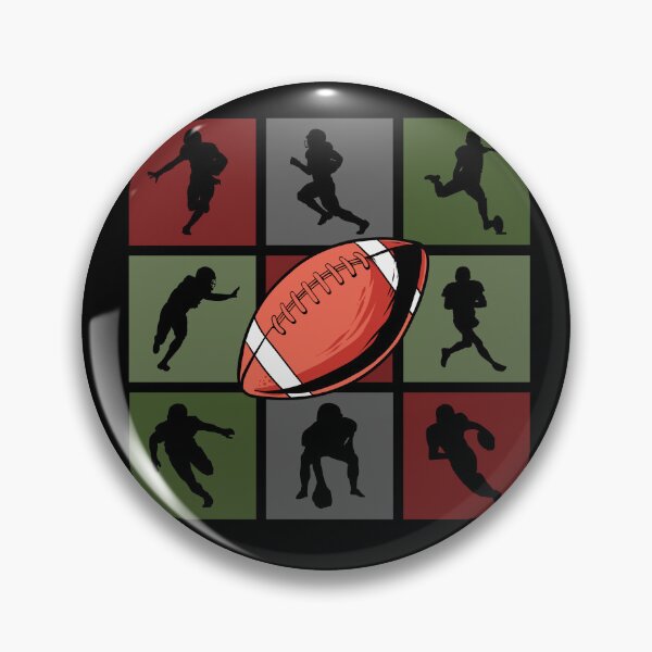 Item preview, Pop Artistic American Football Player Silhouettes designed and sold by KleverOlivier.