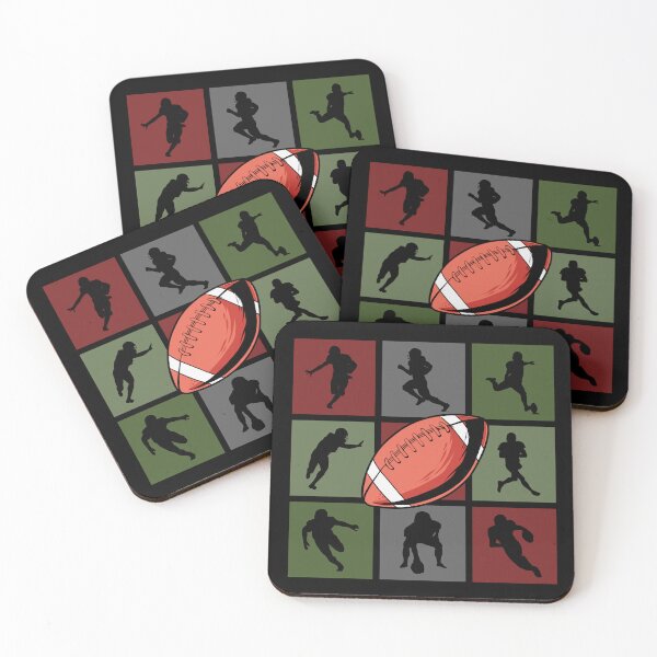 Item preview, Pop Artistic American Football Player Silhouettes designed and sold by KleverOlivier.