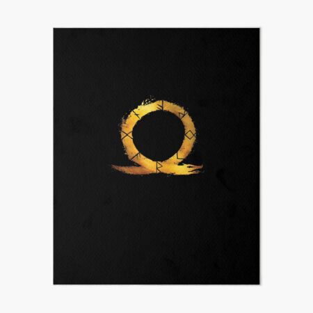 Gold God Of War Ragnarok HD Logo