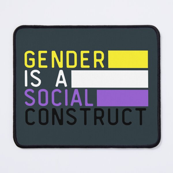 Item preview, Gender Is A Social Construct Non Binary. Nonbinary Pride designed and sold by Subtle Pride Shop.
