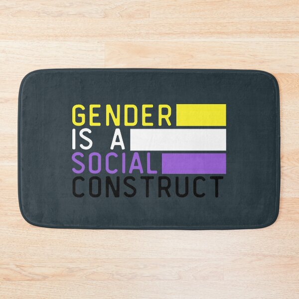 Item preview, Gender Is A Social Construct Non Binary. Nonbinary Pride designed and sold by Subtle Pride Shop.