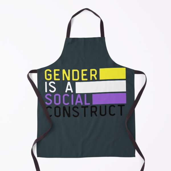 Aperçu de l'œuvre Gender Is A Social Construct Non Binary. Nonbinary Pride créée et vendue par Subtle Pride Shop.