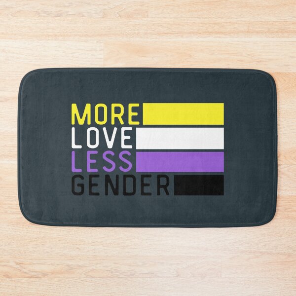 Item preview, More Love Less Gender Non Binary. Nonbinary Pride designed and sold by Subtle Pride Shop.
