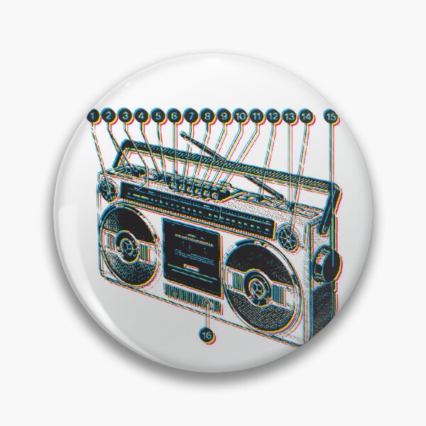 Item preview, Boombox / Old School Vintage Ghetto Blaster designed and sold by Roger-C.