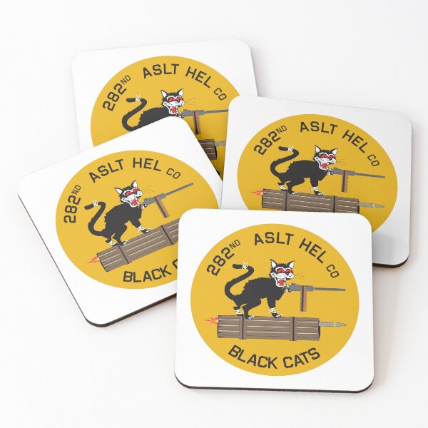 Item preview, US Army - 282nd Aslt. Hel. Co. Black Cats - Tagged GUNs - Clean Style  designed and sold by pzd501.