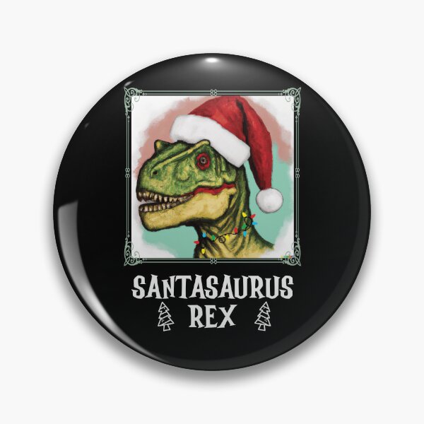 Item preview, SANTASAURUS TREX DINOSAUR CHRISTMAS SANTA designed and sold by ittybittyowl.