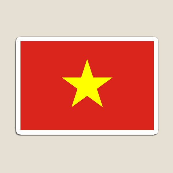 Item preview, Flag of Vietnam designed and sold by Beluga Cat.