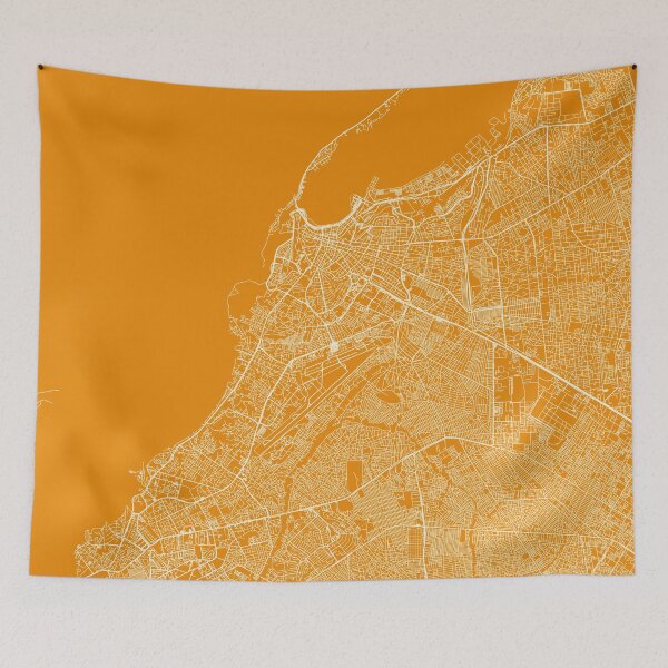Item preview, Angola, Luanda CITY MAP designed and sold by cozyspirit.