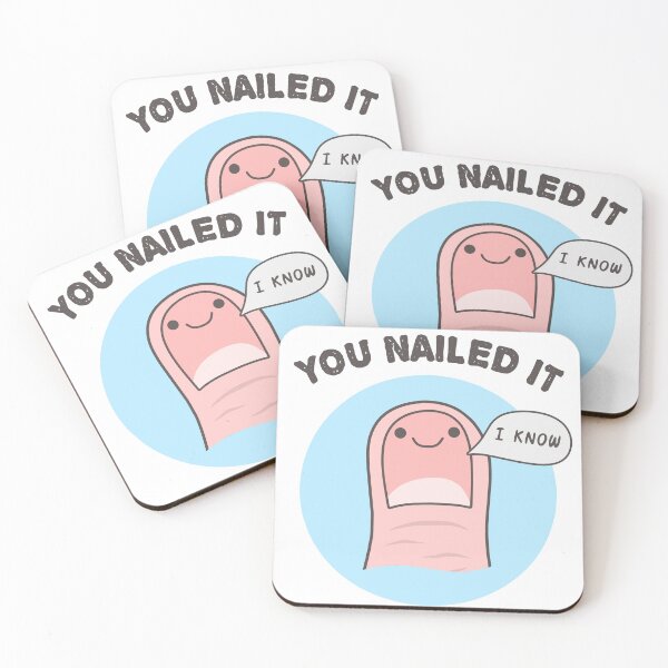 Item preview, You nailed it, nail pun designed and sold by EnzoVectorism.