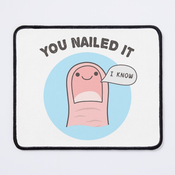 Item preview, You nailed it, nail pun designed and sold by EnzoVectorism.