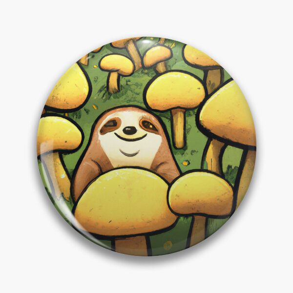 Item preview, Sloth Among Mushrooms designed and sold by EggheadK8.