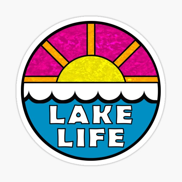 Item preview, Lake Life Lakes Boating Fishing Outdoors Nature Houseboat Jet Skis designed and sold by Travel Time.