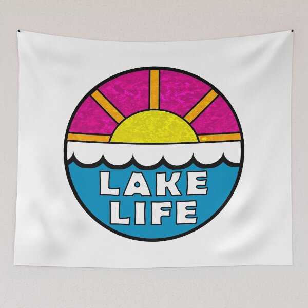 Item preview, Lake Life Lakes Boating Fishing Outdoors Nature Houseboat Jet Skis designed and sold by Travel Time.