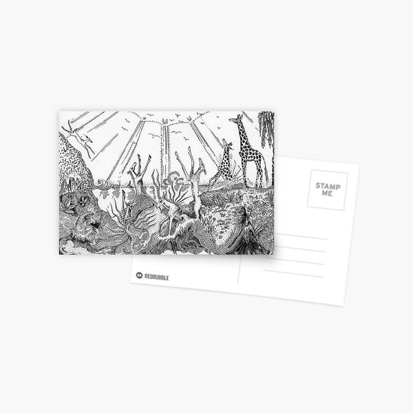 Creation Dance Postcard