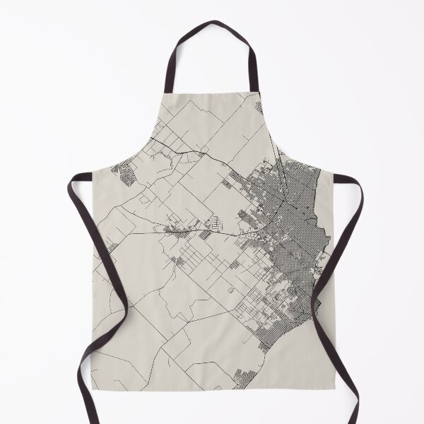 Item preview, Argentina, Mar del Plata - Black and White City Map designed and sold by cozyspirit.