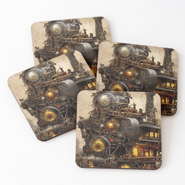 Item preview, Steampunk Locomotive designed and sold by Myriam Iart.