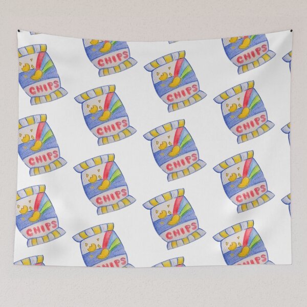 Item preview, Kawaii Rainbow potato chips designed and sold by Akali999.