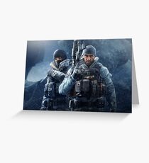 Frost And Buck Greeting Card
