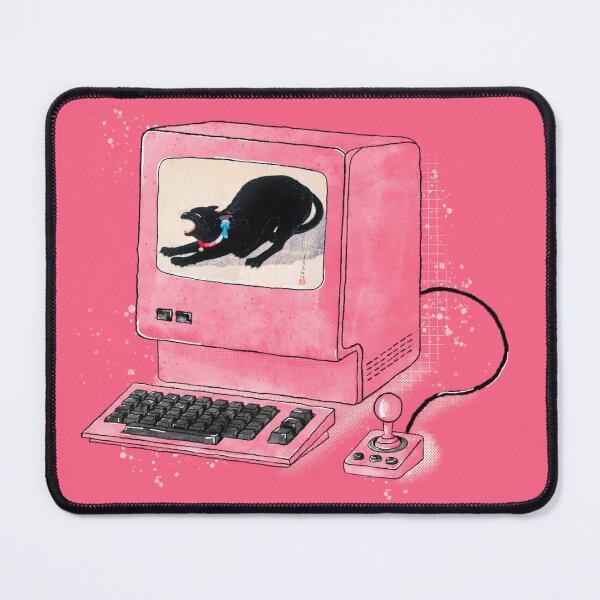 Item preview, A.I. Black Cat Hissing designed and sold by TarDuck.