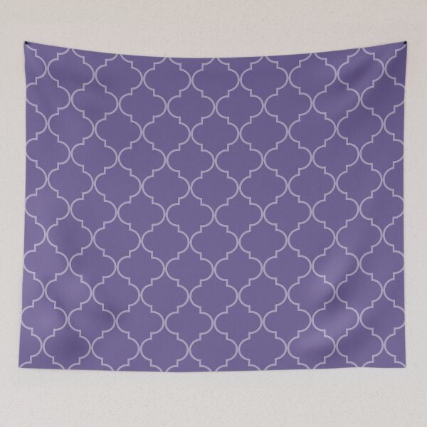 Item preview, Ultra Violet Quatrefoil designed and sold by VigilanteSilver.