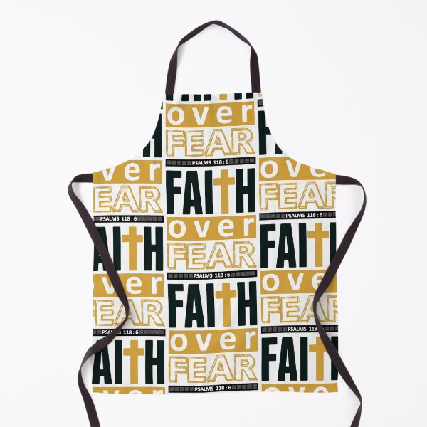 Item preview, Christian Quote - Bible Verse - Faith Over Fear - Psalms 118 : 6 designed and sold by MyArt23.