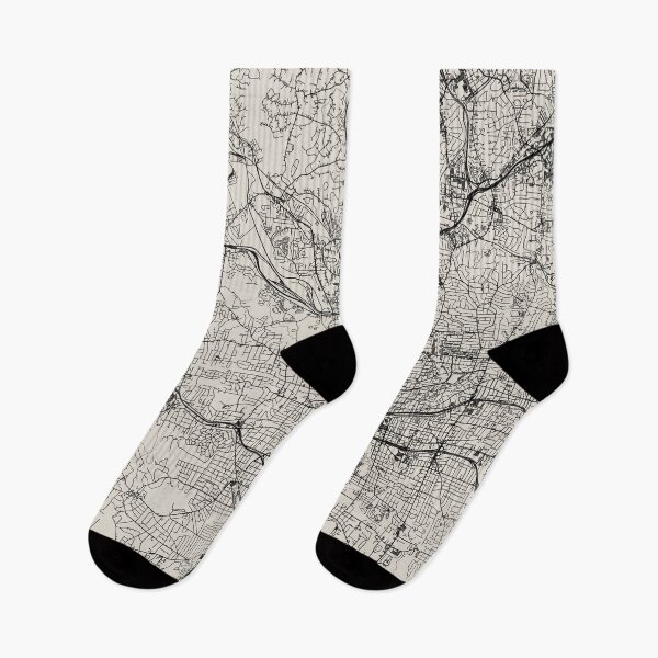 Item preview, Atlanta USA - aesthetic black and white city map designed and sold by cozyspirit.
