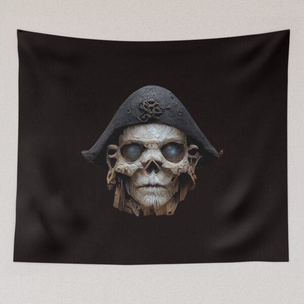 Item preview, Horror Skull Pirate Face-Halloween pirate costume Pirate  designed and sold by hassendz.