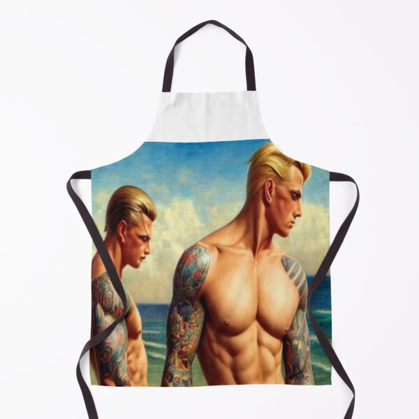 Item preview, two guys with tattoos and muscles designed and sold by bestoftrendy.