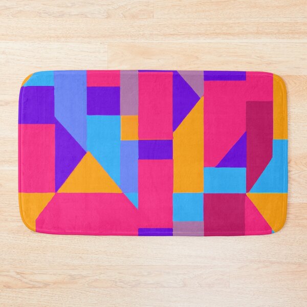 Item preview, Digital Abstract Geometry Design in Vibrant Neon Colors designed and sold by Evolvity.
