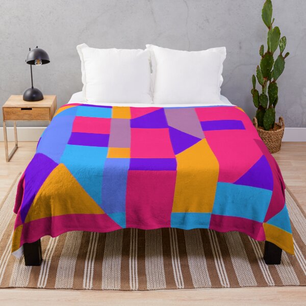 Item preview, Digital Abstract Geometry Design in Vibrant Neon Colors designed and sold by Evolvity.