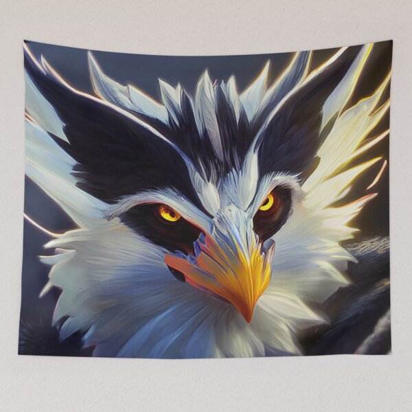 Item preview, Eagle - Fantasy Bird Painting designed and sold by ONORMAL.