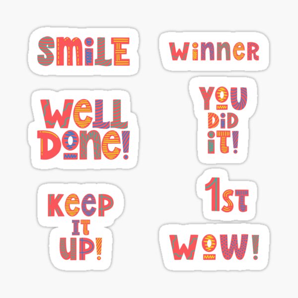 56 Reward Stickers, Encouragement Stickers, Good Grade Stickers, Good Job  Stickers, Teacher Stickers, Support Stickers 