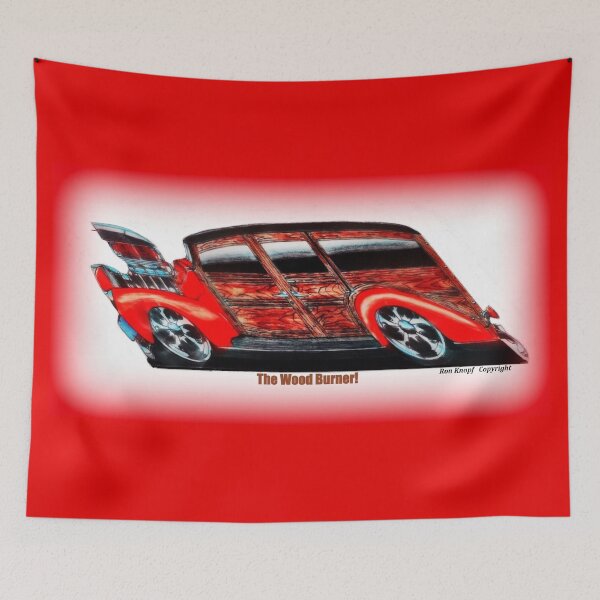 Item preview, Hot Rod Art //  The Wood Burner! designed and sold by Imagin8er.