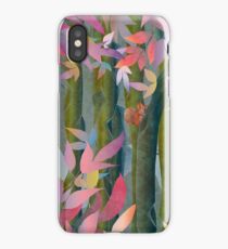 Autumn by a Waterfall iPhone Case/Skin