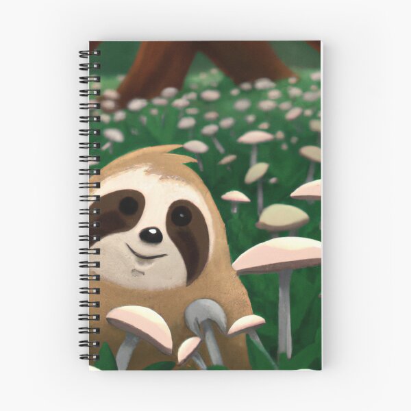 Item preview, Sloth in a Mushroom Field designed and sold by EggheadK8.